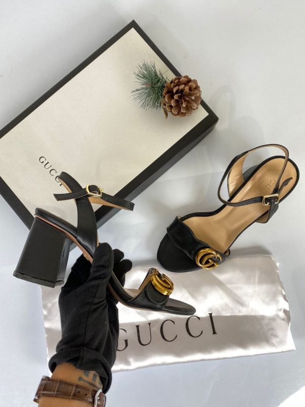 gucci ayakkabi horsebit mid heel 5 cm