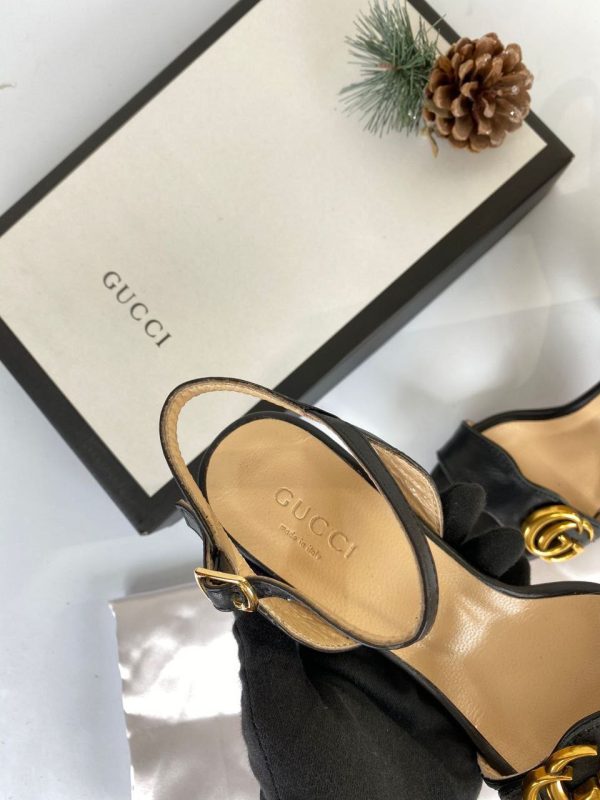 gucci ayakkabi horsebit mid heel 5 cm