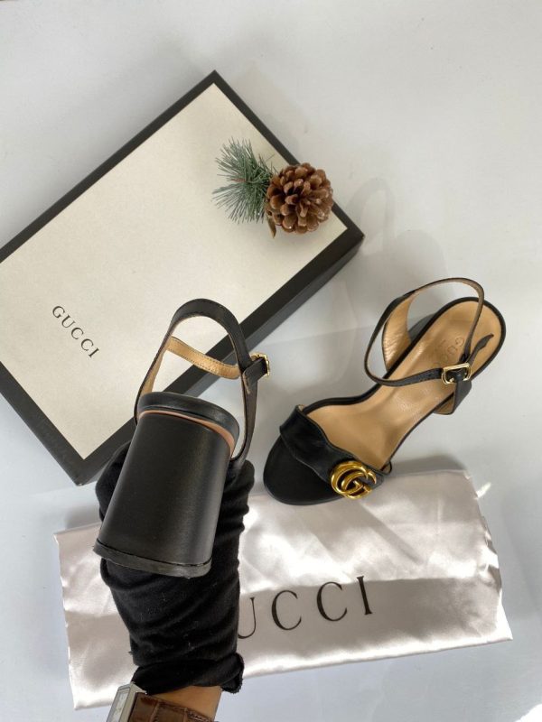 gucci ayakkabi horsebit mid heel 5 cm