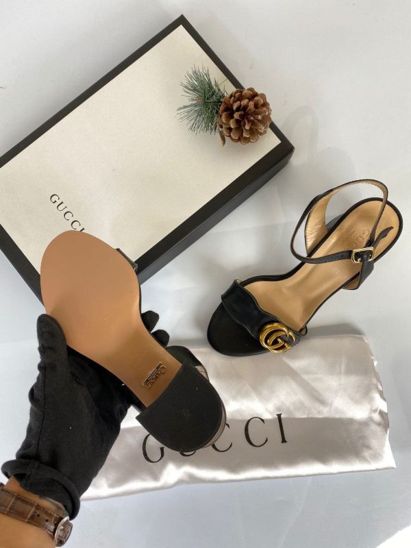 gucci ayakkabi horsebit mid heel 5 cm