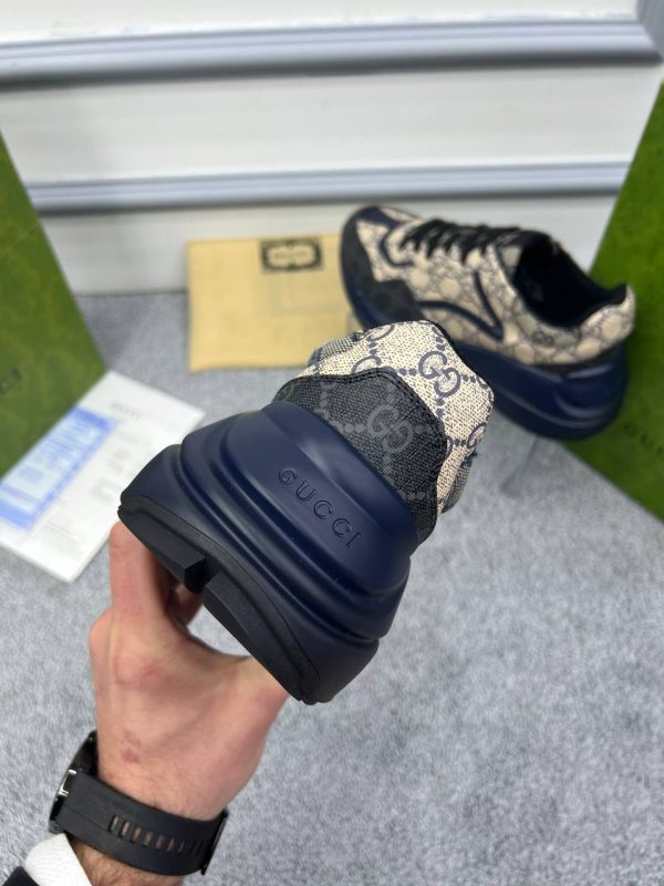 gucci ayakkabi kadin rhyton gg classic lacivert