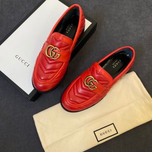 gucci ayakkabi loafer kirmizi