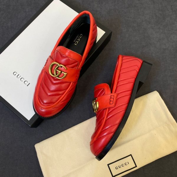 gucci ayakkabi loafer kirmizi