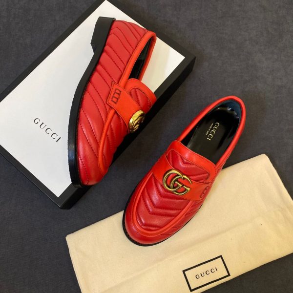 gucci ayakkabi loafer kirmizi