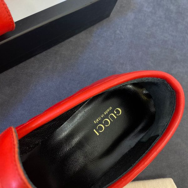 gucci ayakkabi loafer kirmizi