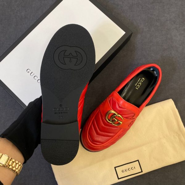 gucci ayakkabi loafer kirmizi