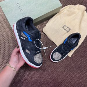 gucci ayakkabi sneakers classic logo siyah kirmizi