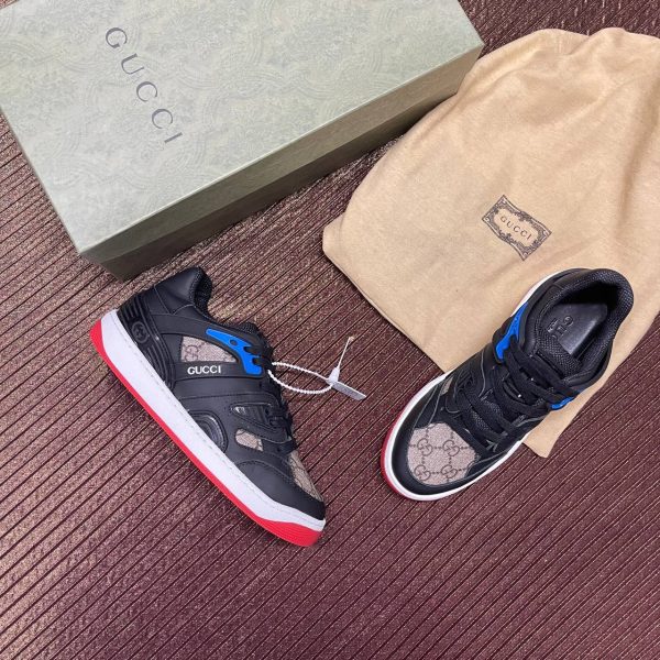 gucci ayakkabi sneakers classic logo siyah kirmizi