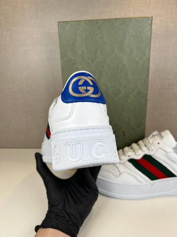 gucci ayakkabi sneakers erkek beyaz mavi yeni sezon
