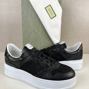 gucci ayakkabi sneakers erkek siyah beyaz yeni