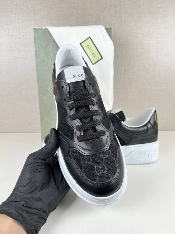gucci ayakkabi sneakers erkek siyah beyaz yeni