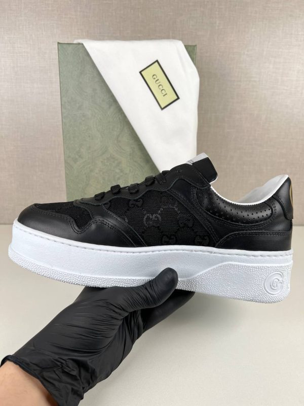 gucci ayakkabi sneakers erkek siyah beyaz yeni