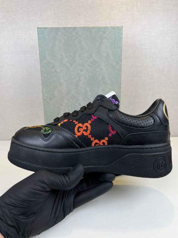 gucci ayakkabi sneakers kadin siyah rengarenk logo