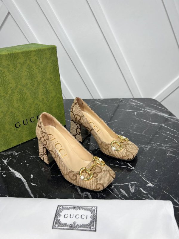 gucci ayakkabi topuklu horsebit mid-heel pumps classic 9cm
