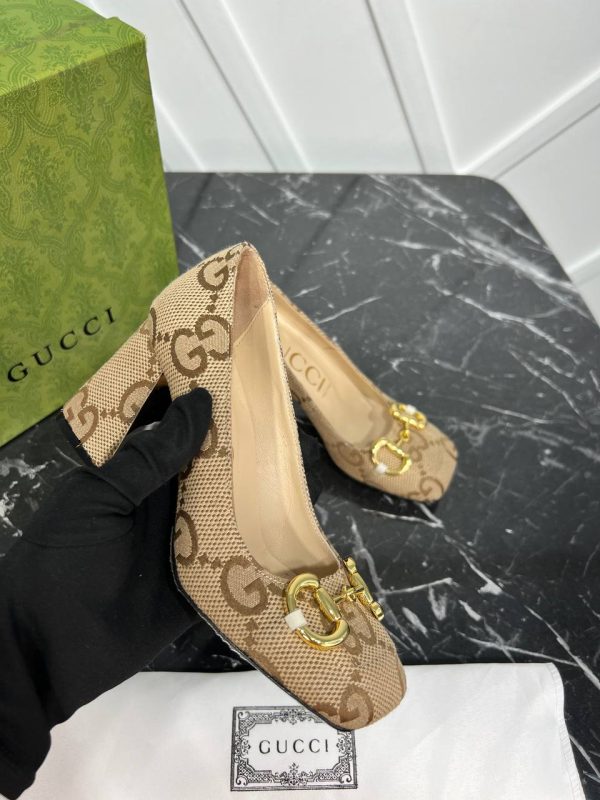 gucci ayakkabi topuklu horsebit mid-heel pumps classic 9cm