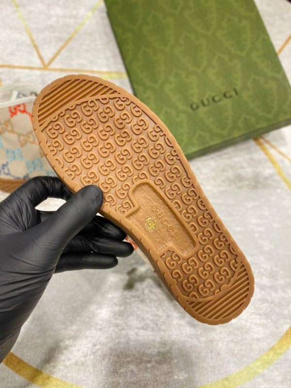 gucci bot sneakers kumas nakis detayli renkli logo