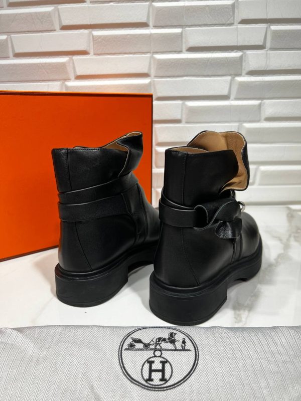 hermes ayakkabi bot siyah neo ankle boot