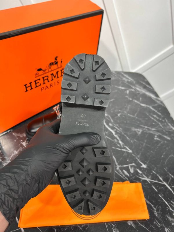 hermes ayakkabi bot siyah yeni sezon