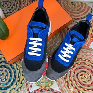 hermes ayakkabi sneakers bouncing siyah mavi gri
