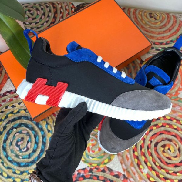 hermes ayakkabi sneakers bouncing siyah mavi gri