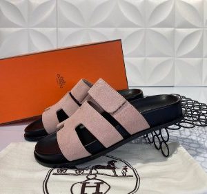 hermes terlik pembe suet yeni sezon