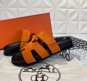hermes terlik turuncu suet yeni sezon