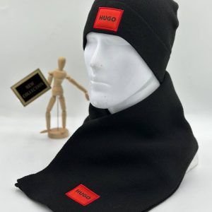 hugo boss atki bere takimi siyah erkek
