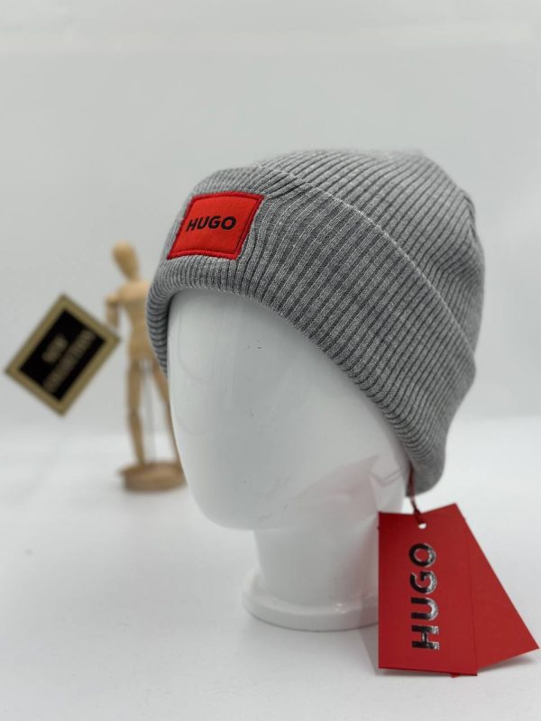 hugo boss bere gri unisex