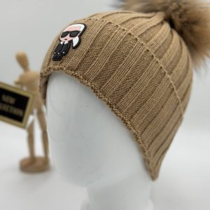 karl lagerfeld bere ponponlu camel