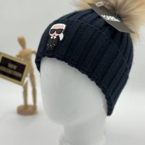 karl lagerfeld bere ponponlu lacivert