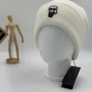 karl lagerfeld bere unisex beyaz