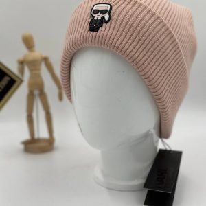 karl lagerfeld bere unisex pembe