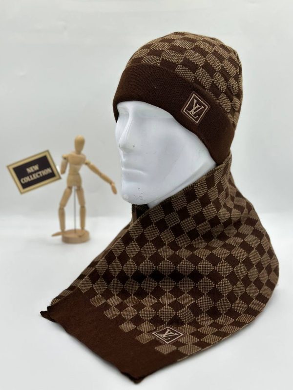 louis vuitton atki bere takimi erkek kahve