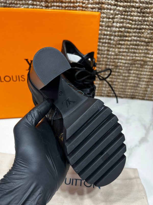 louis vuitton ayakkabi bot star trail ankle boot siyah monogram