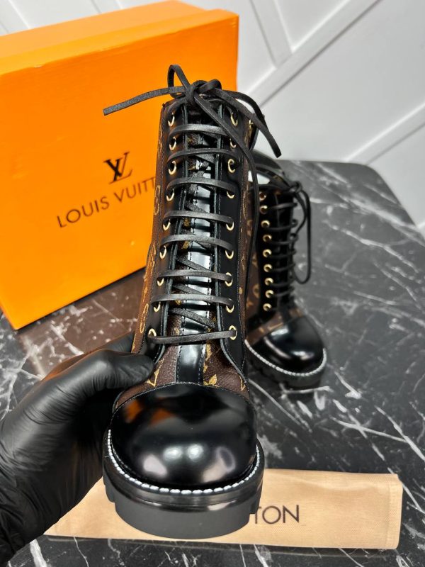 louis vuitton ayakkabi bot trail ankle boot classic