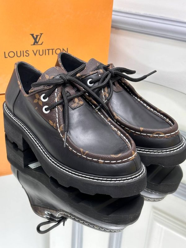 louis vuitton ayakkabi loafer siyah