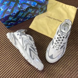 louis vuitton ayakkabi sneaker beyaz gri yeni sezon