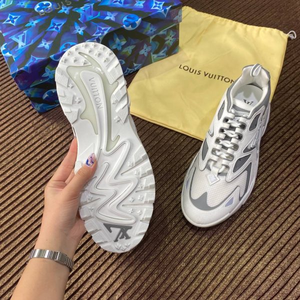 louis vuitton ayakkabi sneaker beyaz gri yeni sezon