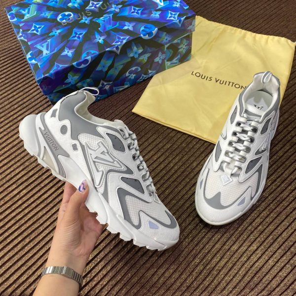 louis vuitton ayakkabi sneaker beyaz gri yeni sezon