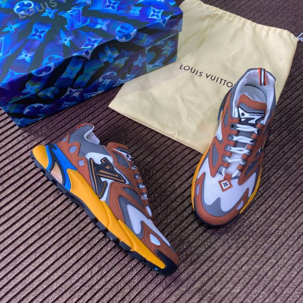 louis vuitton ayakkabi sneaker kahve turuncu yeni sezon