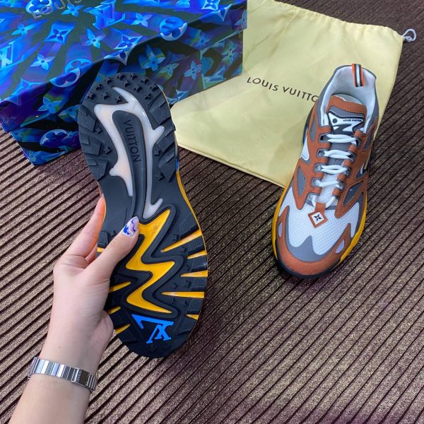 louis vuitton ayakkabi sneaker kahve turuncu yeni sezon