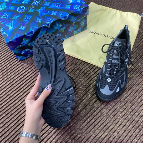 louis vuitton ayakkabi sneaker siyah gri yeni sezon