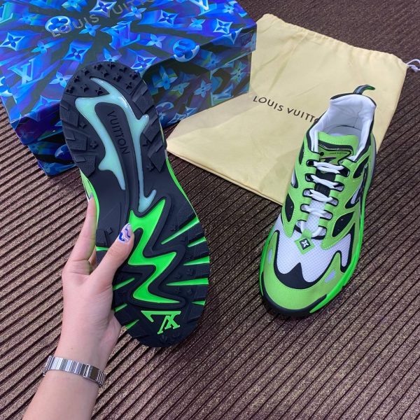 louis vuitton ayakkabi sneaker yesil yeni sezon