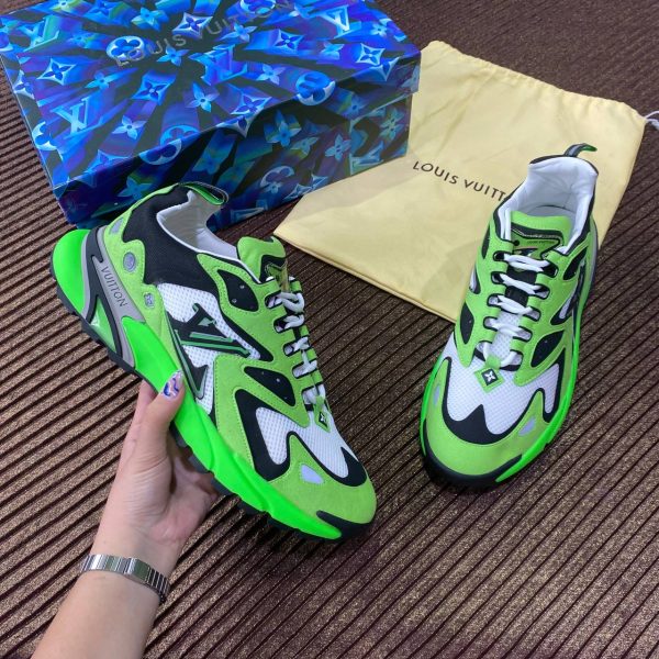louis vuitton ayakkabi sneaker yesil yeni sezon