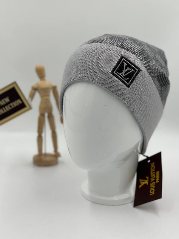 louis vuitton bere erkek gri gri
