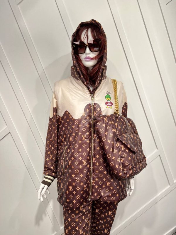 louis vuitton esorfman 4 lu takim yelek canta kahve monogram