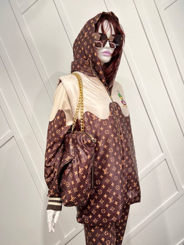 louis vuitton esorfman 4 lu takim yelek canta kahve monogram