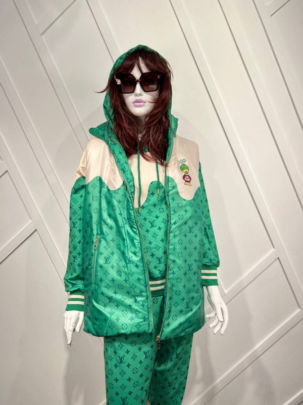 louis vuitton esorfman 4 lu takim yelek canta yesil monogram