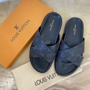 louis vuitton terlik siyah monogram