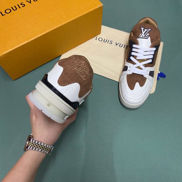 loui̇s vuitton ayakkabi sneaker erkek beyaz monogram yeni sezon